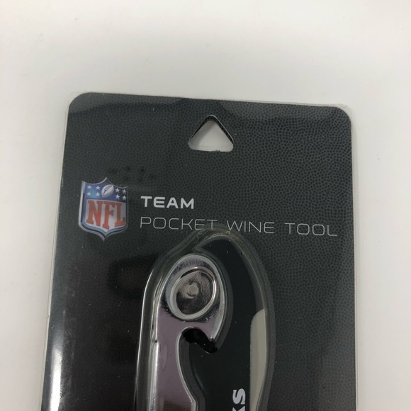 Seattle Seahawks Wine Bottle Opener 3 In 1 Tool - Picture 3 of 4